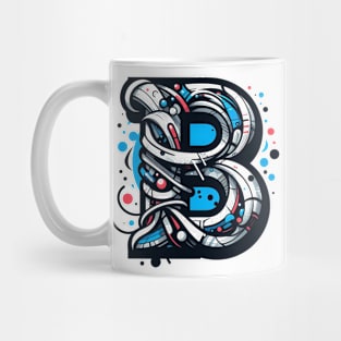 Letter B design graffity style Mug